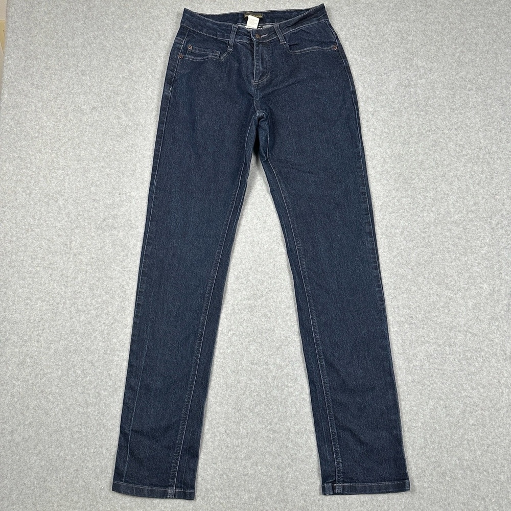 Apparel Collection Jeans Womens‎ 28 Skinny Dark Wash Mid Rise Blue Denim Casual
